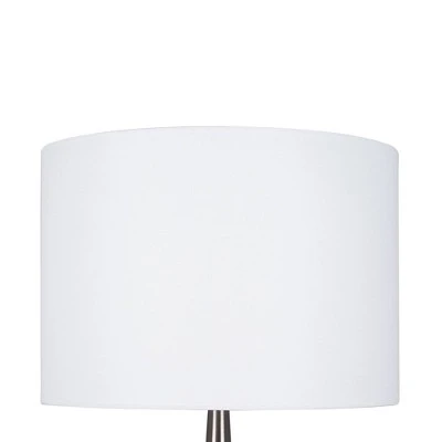 19" Modern Table Lamp Brushed Nickel (Includes LED Light Bulb) - Cresswell Lighting 1 19" Modern Table Lamp Brushed Nickel (Includes LED Light Bulb) - Cresswell Lighting