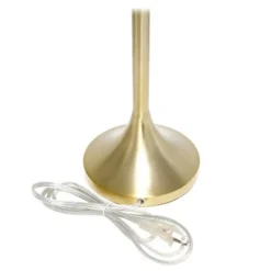 Tapered Desk Lamp with Fabric Drum Shade White - Simple Designs -Deals A Radiant Den Store unnamed file 385