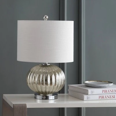 JONATHAN Y 21" Glass Judith Mercury Table Lamp (Includes LED Light Bulb) Silver - JONATHAN Y 2 JONATHAN Y 21" Glass Judith Mercury Table Lamp (Includes LED Light Bulb) Silver - JONATHAN Y - Image 2