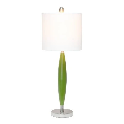 Stylus Table Lamp with Fabric Shade Green - Lalia Home 1 Stylus Table Lamp with Fabric Shade Green - Lalia Home
