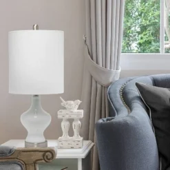 Paseo Table Lamp with Fabric Shade White - Lalia Home -Deals A Radiant Den Store unnamed file 3904