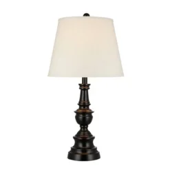 27" 3-Way Decorative Metal Table Lamp with Linen Shade (Includes LED Light Bulb) Black - Cresswell Lighting 7 27" 3-Way Decorative Metal Table Lamp with Linen Shade (Includes LED Light Bulb) Black - Cresswell Lighting -Deals A Radiant Den Store unnamed file 3927