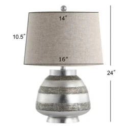 JONATHAN Y 24" Ziggy Resin Table Lamp (Includes LED Light Bulb) Silver - JONATHAN Y -Deals A Radiant Den Store unnamed file 3935