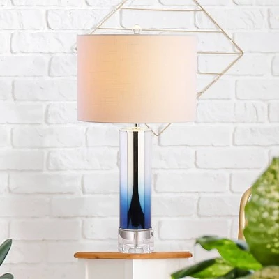 JONATHAN Y Glass/Crystal Edward Table Lamp (Includes Energy Efficient Light Bulb) - JONATHAN Y Pink 4 JONATHAN Y Glass/Crystal Edward Table Lamp (Includes Energy Efficient Light Bulb) - JONATHAN Y Pink - Image 4