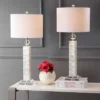 JONATHAN Y 32" (Set of 2) Bailey Seashell Table Lamp (Includes LED Light Bulb) White - JONATHAN Y