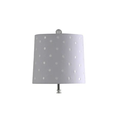Romy Crystal Steel Table Lamp with Acrylic and Metal Fabric Shade Clear - StyleCraft 1 Romy Crystal Steel Table Lamp with Acrylic and Metal Fabric Shade Clear - StyleCraft