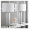 (Set of 2) 31" Velma Table Lamp Clear (Includes CFL Light Bulb) - Safavieh