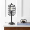 JONATHAN Y 20" Metal Odette Industrial Table Lamp (Includes Light Bulb) Black - JONATHAN Y