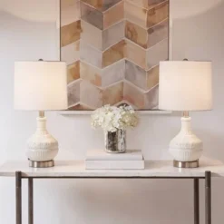 510 Design 20.5" Textured Ceramic Table Lamp White 9 510 Design 20.5" Textured Ceramic Table Lamp White -Deals A Radiant Den Store unnamed file 4056