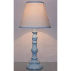 22.5" Juvenile Table Lamp Light Blue - Creative Motion Industries