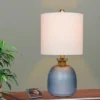 Coastal Glass Table Lamp Blue - Fangio Lighting