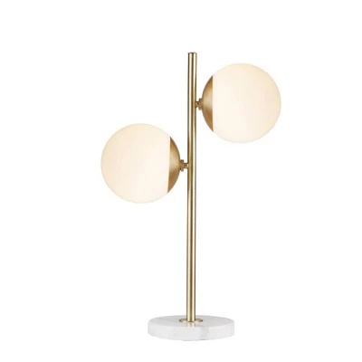 Ink+Ivy Holloway Table Lamp White/Gold 1 Ink+Ivy Holloway Table Lamp White/Gold