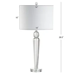 JONATHAN Y 28.5" Crystal Elizabeth Table Lamp (Includes LED Light Bulb) Clear - JONATHAN Y -Deals A Radiant Den Store unnamed file 4151