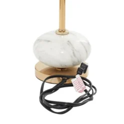 Olivia & May Modern Ceramic and Iron Table Lamp Gold/White - Olivia & May -Deals A Radiant Den Store unnamed file 4185