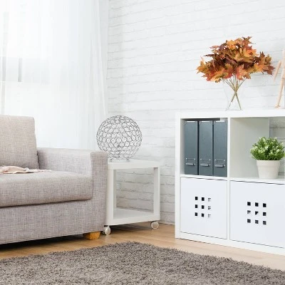 10" Elipse Crystal Ball Sequin Table Lamp Chrome - Elegant Designs 3 10" Elipse Crystal Ball Sequin Table Lamp Chrome - Elegant Designs - Image 3