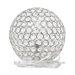 10" Elipse Crystal Ball Sequin Table Lamp Chrome - Elegant Designs 15 10" Elipse Crystal Ball Sequin Table Lamp Chrome - Elegant Designs -Deals A Radiant Den Store unnamed file 4196