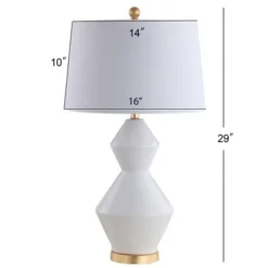 JONATHAN Y 29" Ceramic Alba Geometric Table Lamp (Includes Energy Efficient Light Bulb) - JONATHAN Y Gray 7 JONATHAN Y 29" Ceramic Alba Geometric Table Lamp (Includes Energy Efficient Light Bulb) - JONATHAN Y Gray -Deals A Radiant Den Store unnamed file 4205