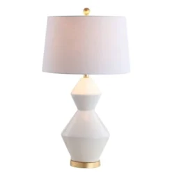 JONATHAN Y 29" Ceramic Alba Geometric Table Lamp (Includes Energy Efficient Light Bulb) - JONATHAN Y Gray 8 JONATHAN Y 29" Ceramic Alba Geometric Table Lamp (Includes Energy Efficient Light Bulb) - JONATHAN Y Gray -Deals A Radiant Den Store unnamed file 4206