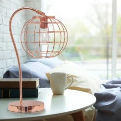Metal Arched Cage Table Lamp Rose Gold - Lalia Home -Deals A Radiant Den Store unnamed file 4235