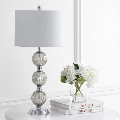 JONATHAN Y 30.5" Glass/Metal Silvered Orbs Table Lamp (Includes LED Light Bulb) - Jonathan Y 2 JONATHAN Y 30.5" Glass/Metal Silvered Orbs Table Lamp (Includes LED Light Bulb) - Jonathan Y - Image 2