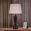 Fangio Lighting Deco Resin Table Lamp - 30.5"H - Antique Bronze