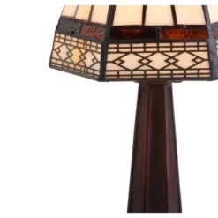 JONATHAN Y 12" Carter Tiffany Style Table Lamp (Includes LED Light Bulb) Bronze - Jonathan Y -Deals A Radiant Den Store unnamed file 4327