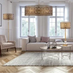 28" 1-Light Bryar Buffet Table Lamp Brass/Crystal - River of Goods 11 28" 1-Light Bryar Buffet Table Lamp Brass/Crystal - River of Goods -Deals A Radiant Den Store unnamed file 4347