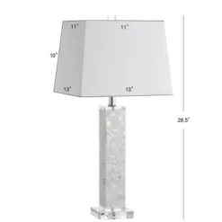 JONATHAN Y 28.5" (Set of 2) Noelle Seashell Table Lamp (Includes LED Light Bulb) White - JONATHAN Y 5 JONATHAN Y 28.5" (Set of 2) Noelle Seashell Table Lamp (Includes LED Light Bulb) White - JONATHAN Y -Deals A Radiant Den Store unnamed file 4356