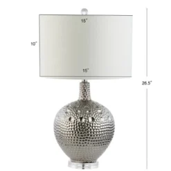 JONATHAN Y 27" Ceramic Andrews Table Lamp (Includes LED Light Bulb) Silver - JONATHAN Y -Deals A Radiant Den Store unnamed file 4389