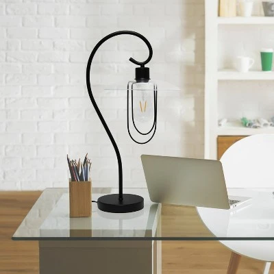 Modern Metal Scroll Table Lamp - Lalia Home Gold 3 Modern Metal Scroll Table Lamp - Lalia Home Gold - Image 3