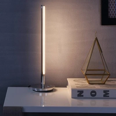 JONATHAN Y 16.5" Keira Integrated Table Lamp (Includes LED Light Bulb) Silver - JONATHAN Y 1 JONATHAN Y 16.5" Keira Integrated Table Lamp (Includes LED Light Bulb) Silver - JONATHAN Y