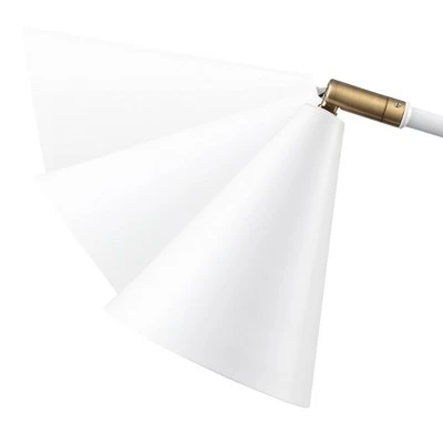 18" Emily Table Lamp with Shade - Globe Electric White 5 18" Emily Table Lamp with Shade - Globe Electric White - Image 5