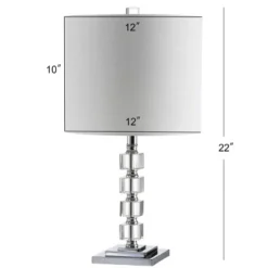 JONATHAN Y 22" (Set of 2) Barnard Crystal/Metal Table Lamp (Includes LED Light Bulb) Clear - JONATHAN Y -Deals A Radiant Den Store unnamed file 4482