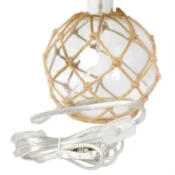 Buoy Rope Nautical Netted Coastal Ocean Sea Glass Table Lamp Clear - Elegant Designs -Deals A Radiant Den Store unnamed file 4494