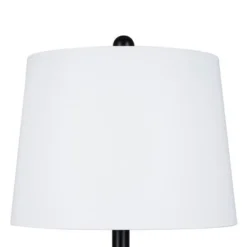 23" Farmhouse Table Lamp Black (Includes LED Light Bulb) - Cresswell Lighting