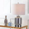 JONATHAN Y 22" Glass Marsh Table Lamp (Includes LED Light Bulb) Gray - JONATHAN Y