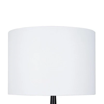 19" Table Lamp Black (Includes LED Light Bulb) - Cresswell Lighting 1 19" Table Lamp Black (Includes LED Light Bulb) - Cresswell Lighting