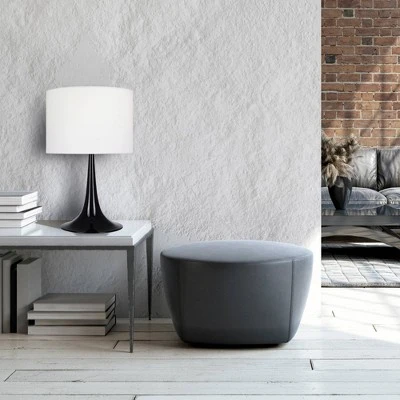 19" Table Lamp Black (Includes LED Light Bulb) - Cresswell Lighting 5 19" Table Lamp Black (Includes LED Light Bulb) - Cresswell Lighting - Image 5