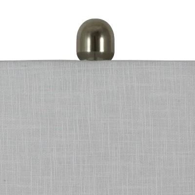 26" Set of Two Jameson Textured Ceramic Table Lamp White - Decor Therapy 4 26" Set of Two Jameson Textured Ceramic Table Lamp White - Decor Therapy - Image 4