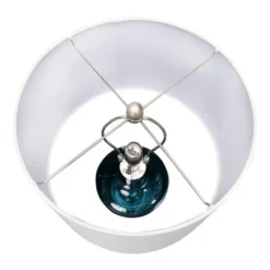 27" Deep Blue Glass Table Lamp - 3R Studios -Deals A Radiant Den Store unnamed file 4652