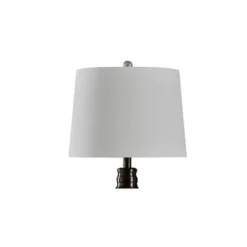 Madison Urn Table Lamp with Tapered Drum Shade Bronze - StyleCraft