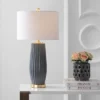JONATHAN Y 28.5" Ceramic Roman Table Lamp (Includes LED Light Bulb) Gray - JONATHAN Y
