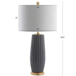 JONATHAN Y 28.5" Ceramic Roman Table Lamp (Includes LED Light Bulb) Gray - JONATHAN Y 5 JONATHAN Y 28.5" Ceramic Roman Table Lamp (Includes LED Light Bulb) Gray - JONATHAN Y -Deals A Radiant Den Store unnamed file 4676