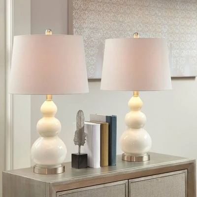 510 Design (Set of 2) 26" Covey Table Lamp White 8 510 Design (Set of 2) 26" Covey Table Lamp White - Image 8