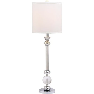 (Set of 2) 31" Erica Crystal Candlestick Lamp Clear (Includes CFL Light Bulb) - Safavieh 3 (Set of 2) 31" Erica Crystal Candlestick Lamp Clear (Includes CFL Light Bulb) - Safavieh - Image 3