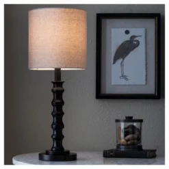 Shiloh Table Lamp Espresso - Threshold™