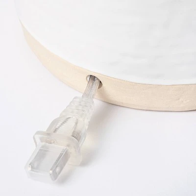 Medium Ceramic Accent Lamp (Includes Light Bulb) - Threshold™ Gray 4 Medium Ceramic Accent Lamp (Includes Light Bulb) - Threshold™ Gray - Image 4