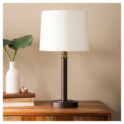 Davis Table Lamp Black - Threshold 1 Davis Table Lamp Black - Threshold