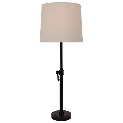 32" Henry Adjustable Table Lamp (Includes LED Light Bulb) Bronze - Decor Therapy 1 32" Henry Adjustable Table Lamp (Includes LED Light Bulb) Bronze - Decor Therapy