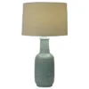 27" Patterned Ceramic Desk Lamp Green - Decor Therapy